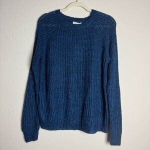 The Korner NWT Blue & Black Knit Sweater